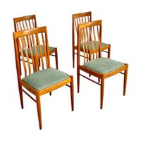 Dänische Teak Vintage Stühle Bramin HW Klein neu gepolstert