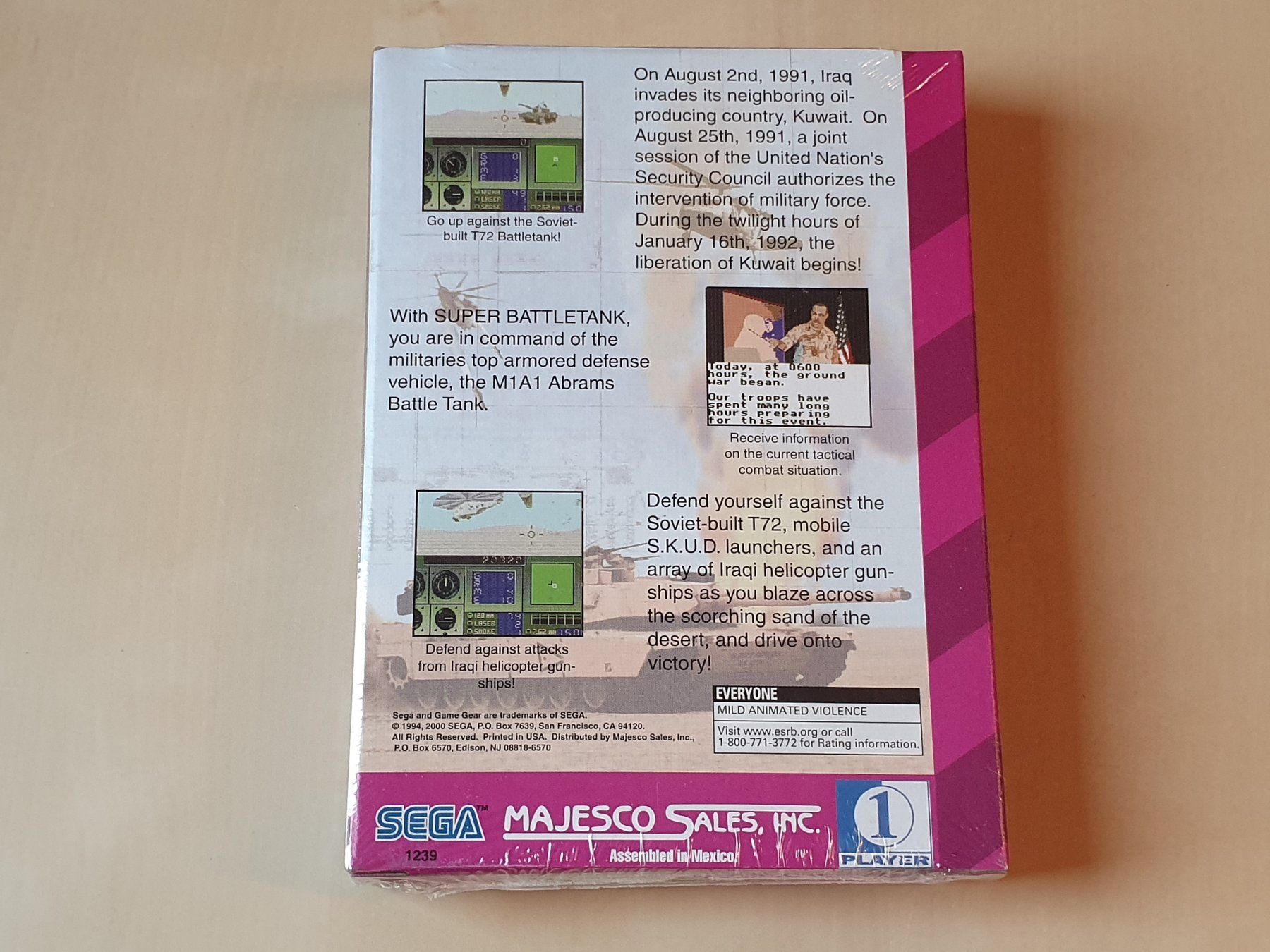Sega Spiele: Super Battletank neu und ovp – Neu und originalverpackt aus Stansstad von collectorsshop 1