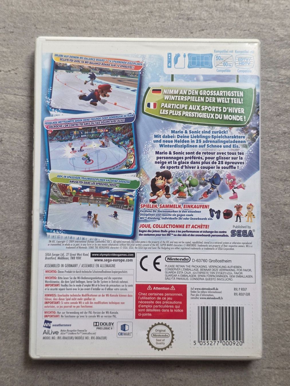 Nintendo Spiele: Nintendo Wii - Mario & Sonic Olympic Winter Games – Gebraucht aus Münchenbuchsee von RipiRip 2