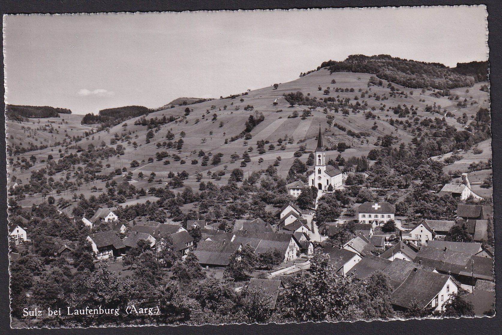 Cartoline postali: Sulz bei Laufenburg Dorfansicht – Usato da Olten venduto da clotaldi