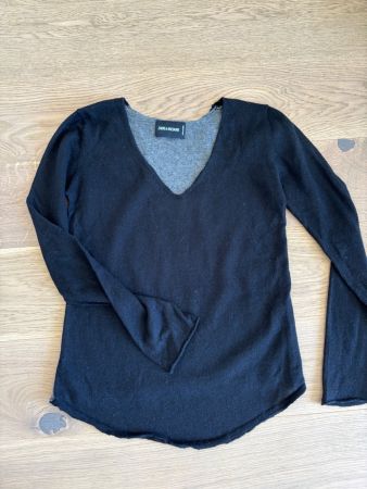 Pull Zadig&Voltaire noir/gris cashemire