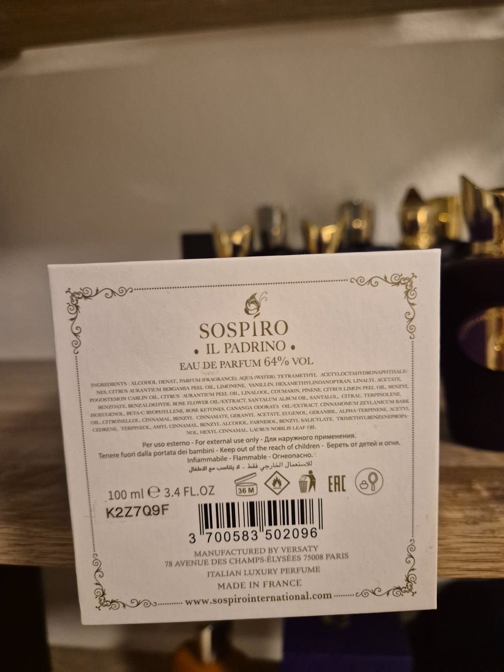 Parfums & Eau de Toilette: Sospiro Il Padrino – D'occasion à Langenthal par cocojambo1993 2