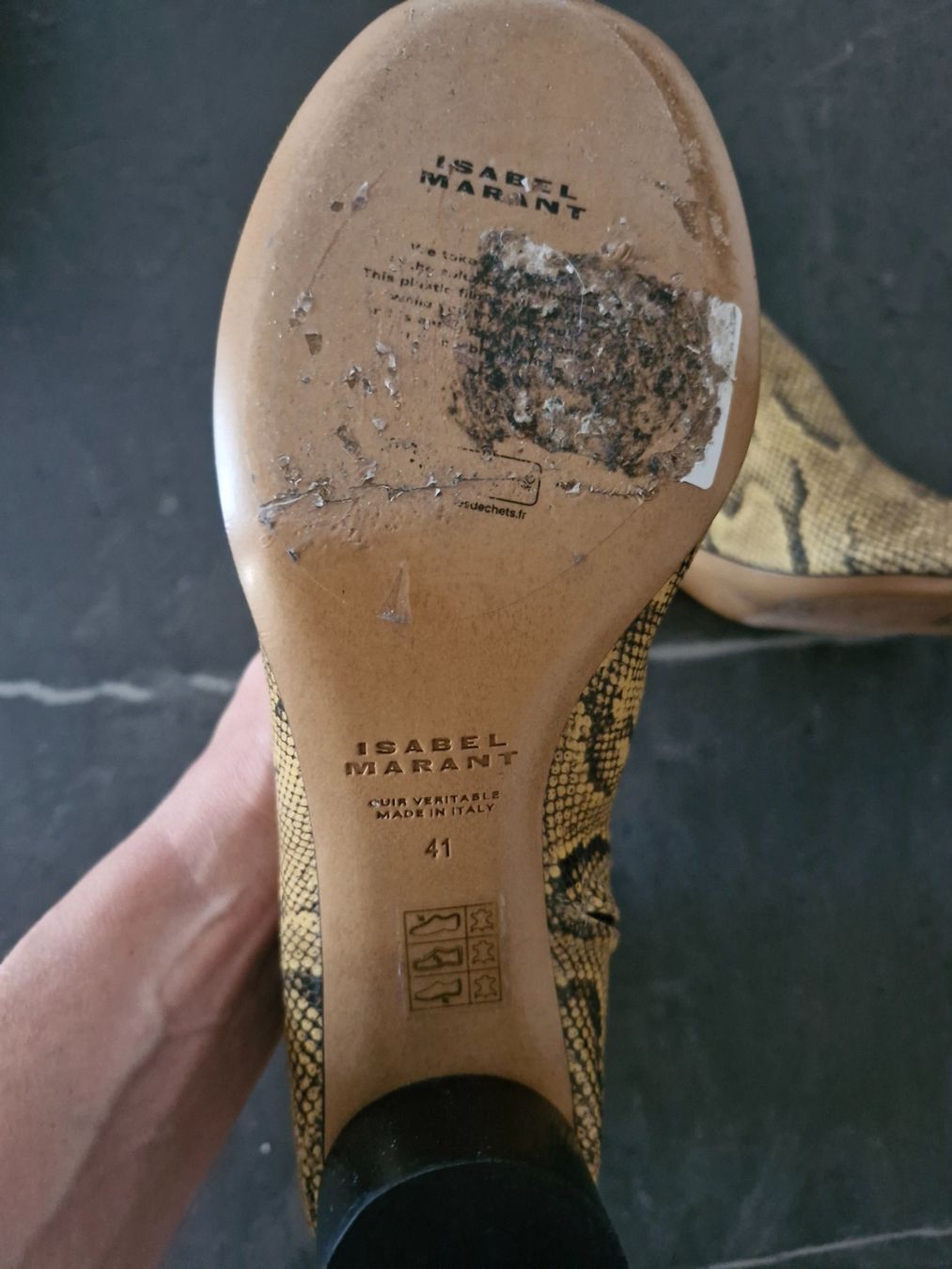 Isabel Marant Chaussures femmes: Isabel Marant Stiefeletten Schlangenmuster Gr 41 – D'occasion à Zuerich par askica 6