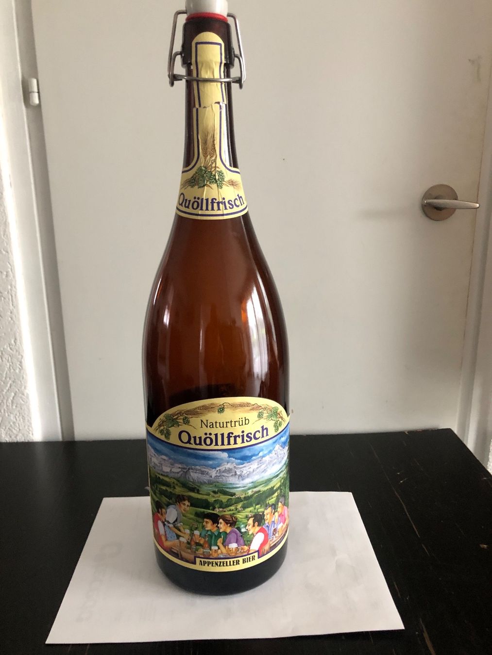 Gläser, Krüge & Flaschen: Bier Flasche 3l Quöllfrisch – Gebraucht aus Obergösgen von Camaro_zl1