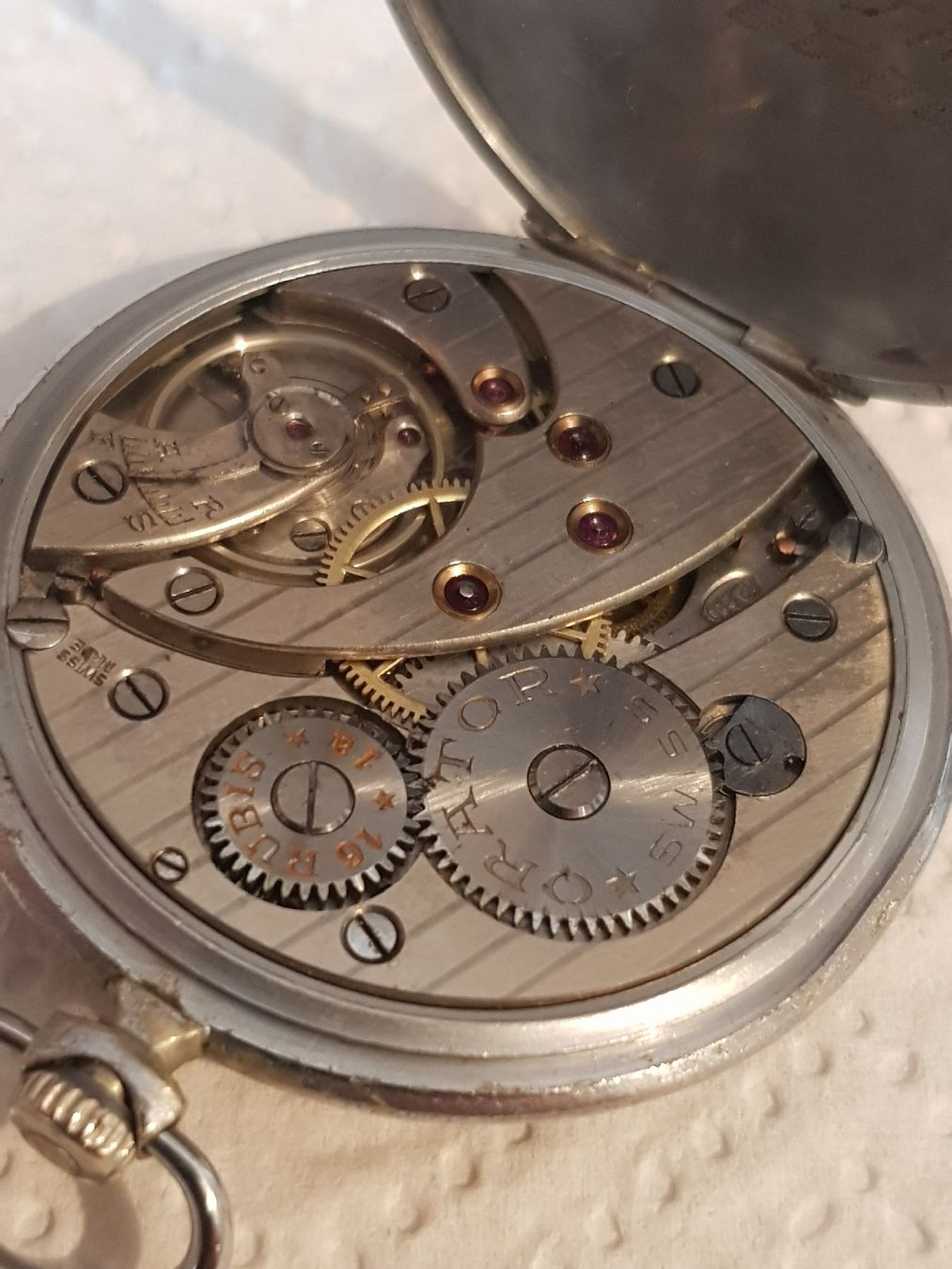 Orologi: ORATOR ANCRE 1A,  des années 40 – Difettoso da Genève venduto da BKYB 1