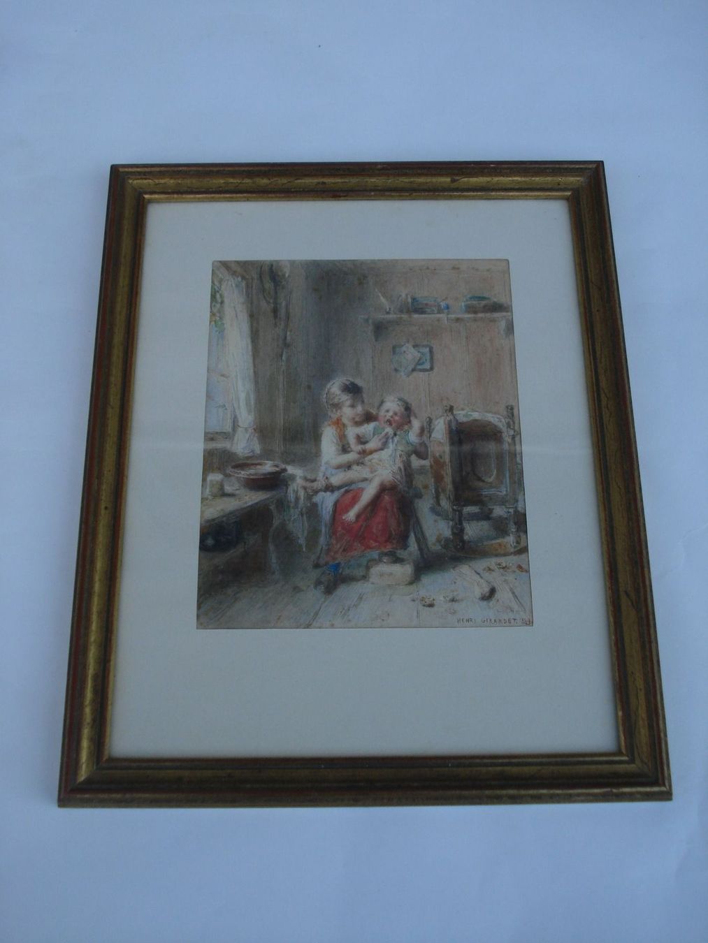 Dipinti: Edouard-Henri Girardet 1819-1880 – Usato da Basel venduto da art.basel