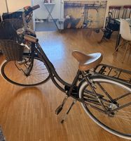 Stoke Cityfahrrad grau mit Korb und Gepäckträger gebraucht