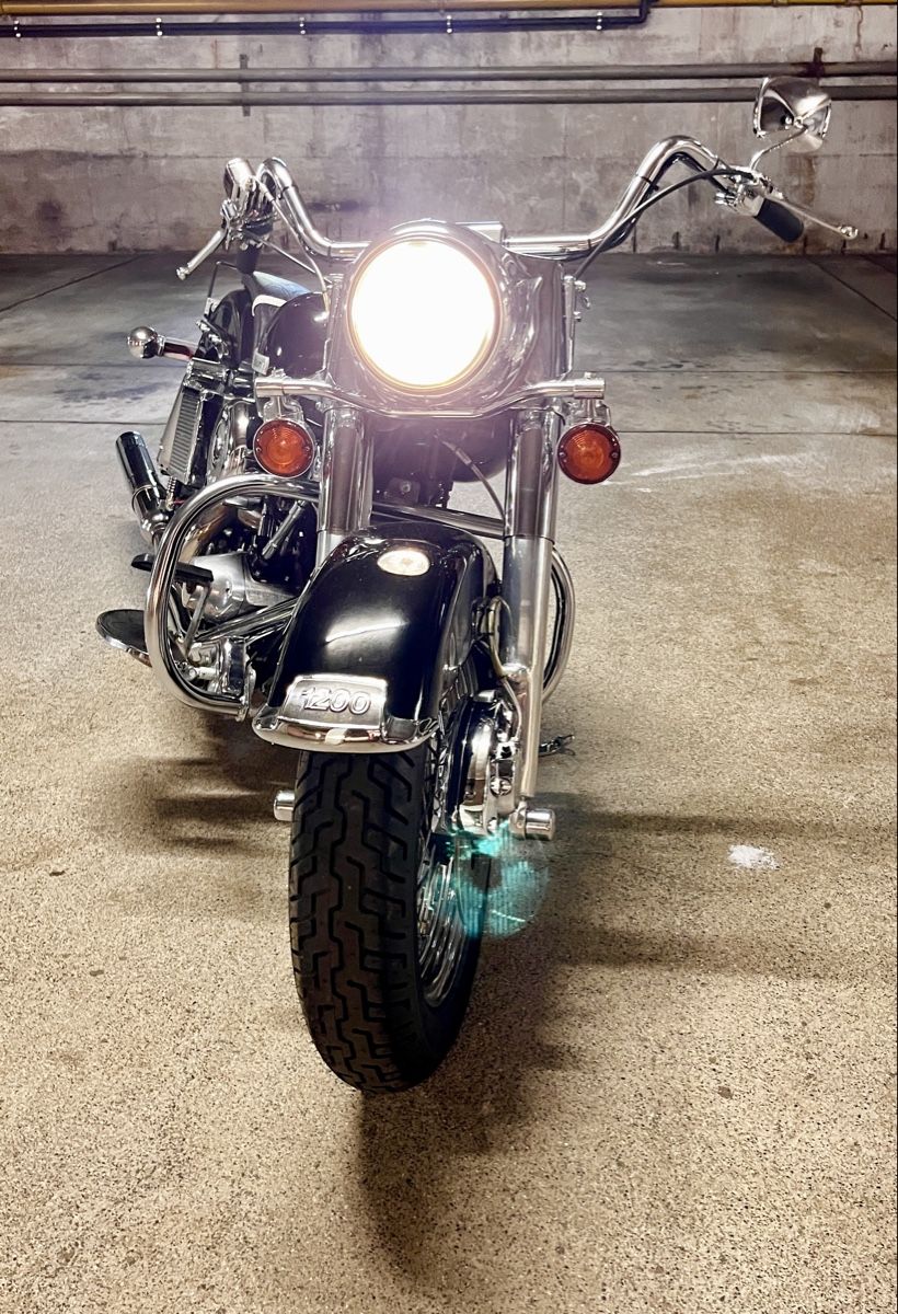 Chopper: Harley-Davidson FLH, 1974, X, Kompl Revidiert – Usato da Zug venduto da sevende 3