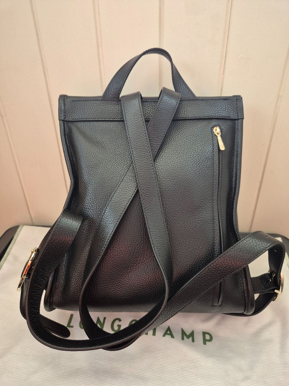 Longchamp Sacs à dos: Neuer LONGCHAMP Rucksack Schwarz – Neuf (Voir description) à Unteriberg par VOI_69 4
