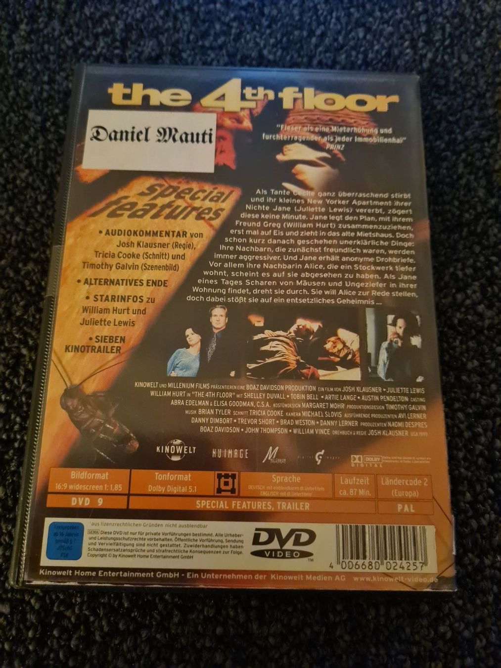 Tutti i DVDs: THE 4TH FLOOR (7651) – Usato da Ruswil venduto da Ruck.Zuck. 1