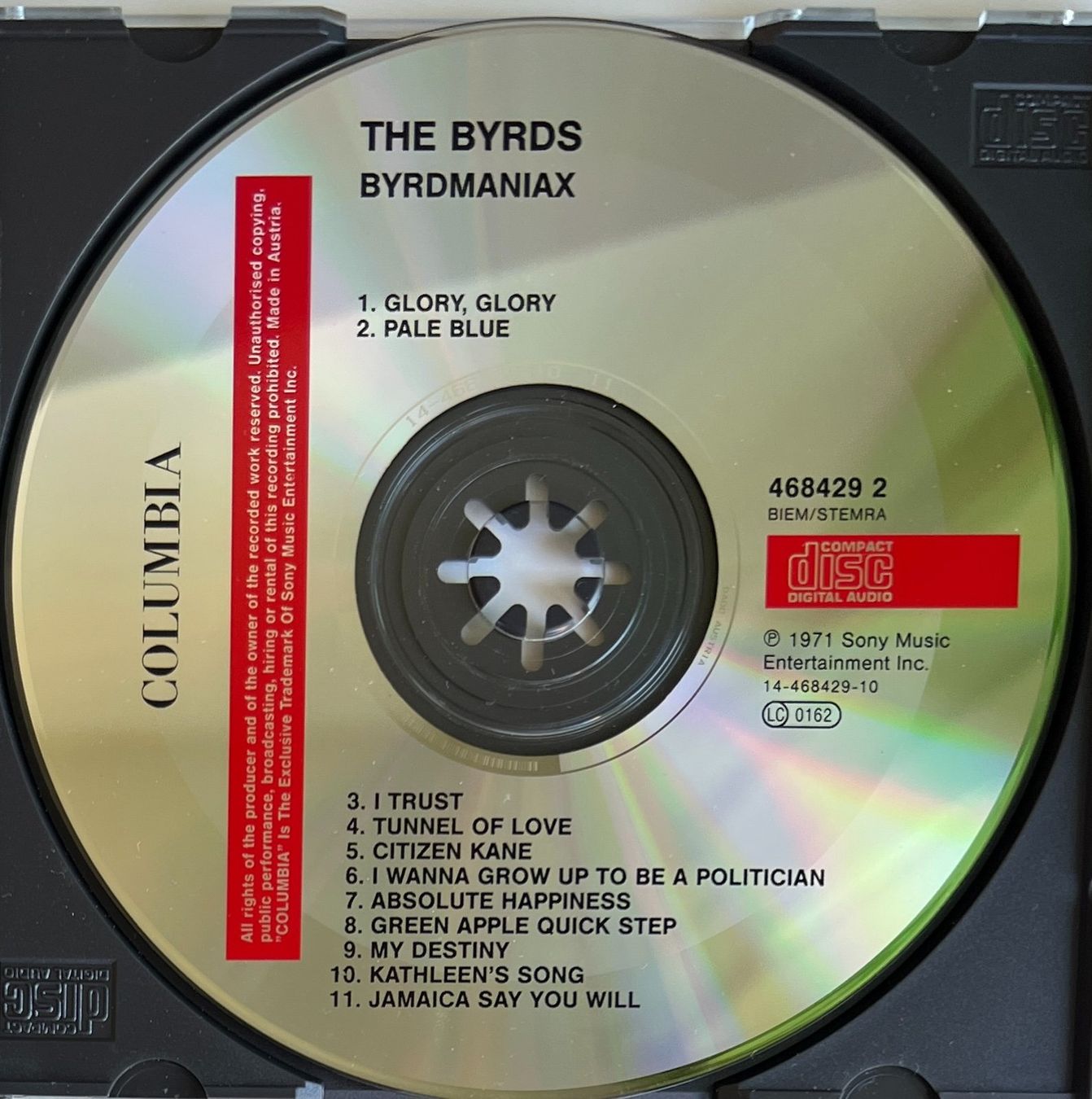 CD: BYRDS / Byrdmaniax – Usato da Bischofszell venduto da kustavi 2