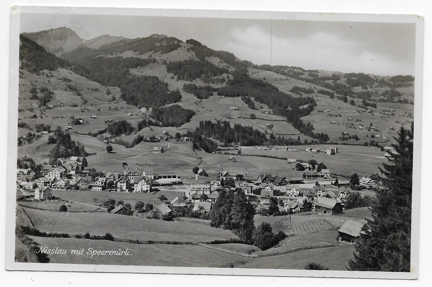 Cartoline postali: Nesslau mit Speermürli – Usato da Hefenhofen venduto da Richsalz