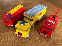 3 Vintage Lego Lastwagen 60er Jahre Sammlerstücke Raritäten