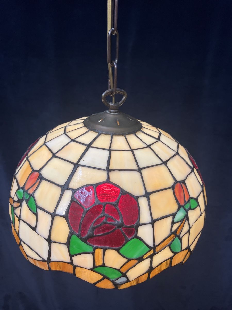 Lampadari & plafoniere: Tiffany stil Deckenlampe Top Zustand – Usato da Zürich venduto da Artnuvo 4