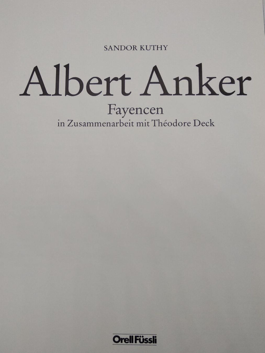 Ancres: ALBERT ANKER – D'occasion à Goldach par Gaip 7