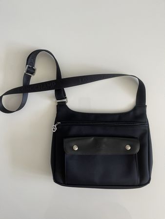 Longchamp Paris Umhängetasche Schwarz Tasche Unisex