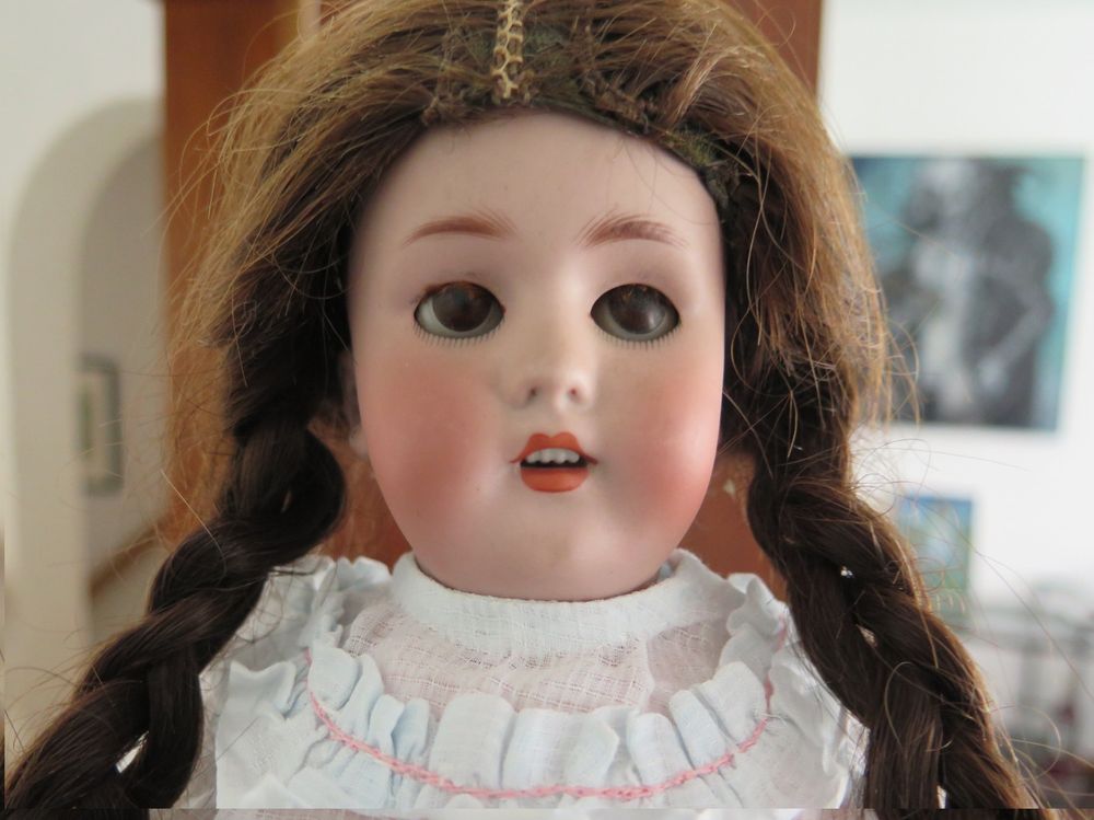 Poupée Ancienne Simon & Halbig – Tête Porcelaine, Corps Parlant – 70 Cm – Allemande