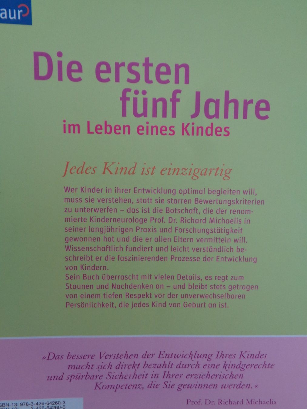 Libri: Die ersten fünf Jahre im Leben eines Kindes – Usato da Chur venduto da Oregano1 1