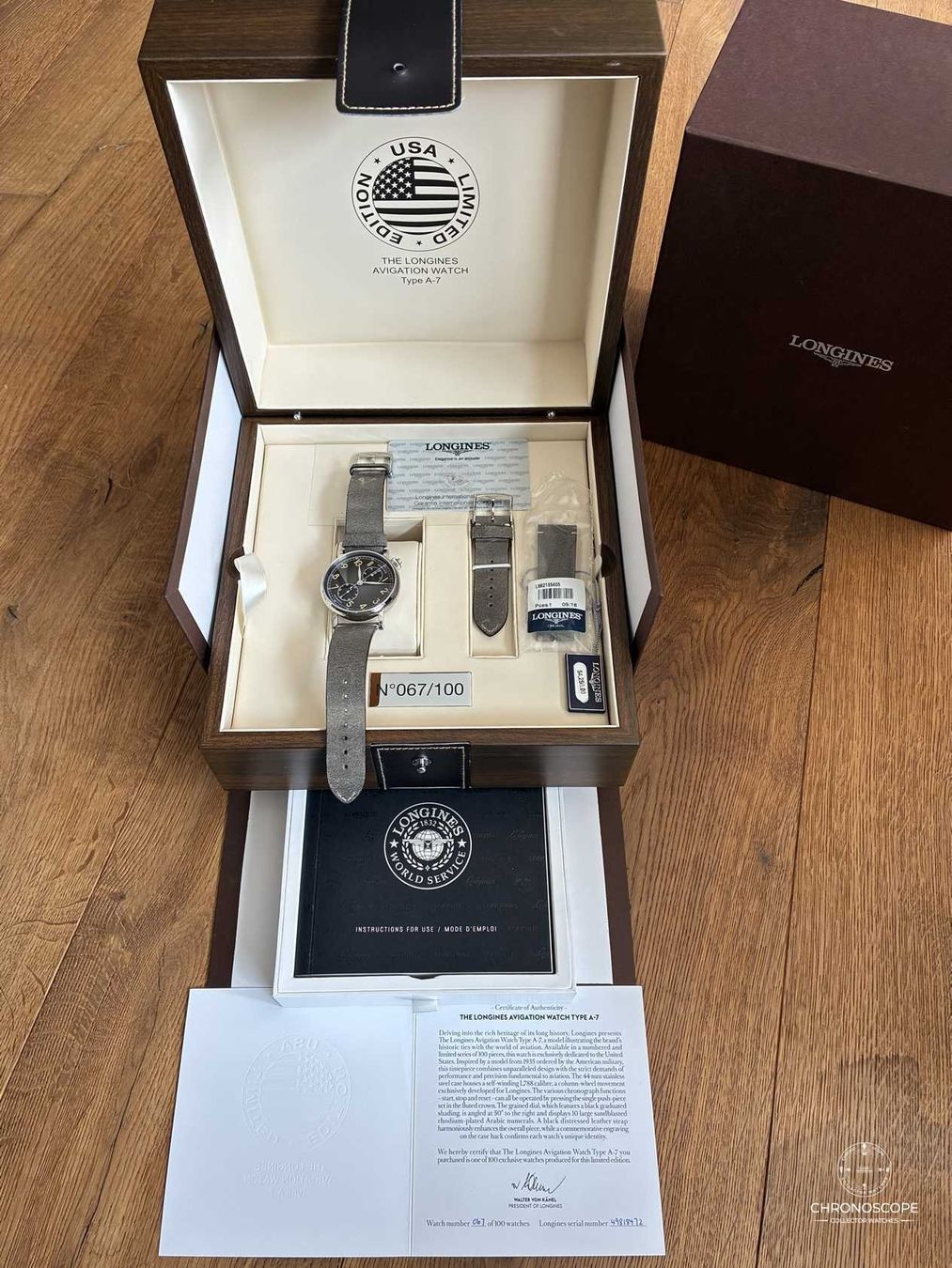 Longines Orologi: Longines Avigation Type A-7 Reference L2.823.4 Limited – Usato da Luzern venduto da ChronoScope6004 8