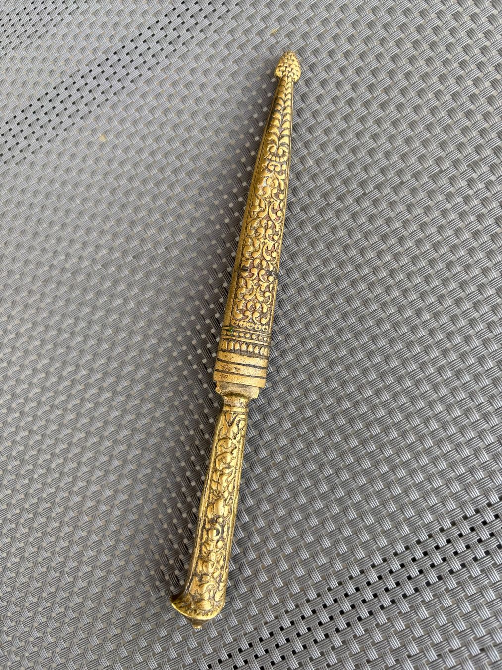 Altro materiale per ufficio: Vintage brass letter opener – Usato da Steinhausen venduto da ChromeVintage 3