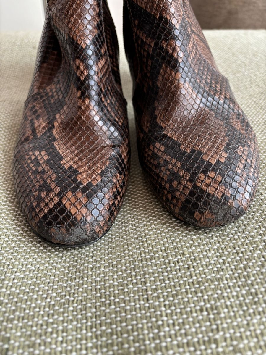 Aldo Damenschuhe: Aldo Stiefel in Schlangenleder Optik Gr. 38 – Gebraucht aus Bern von emski 3