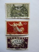 1919 Friedensmarken 7,5 ; 10 ; 15 Cts. ; Gestempelt