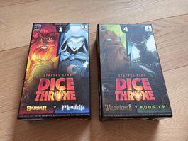 Dice Throne - Barbar, Mondelfe, Waldwächter & Kunoichi