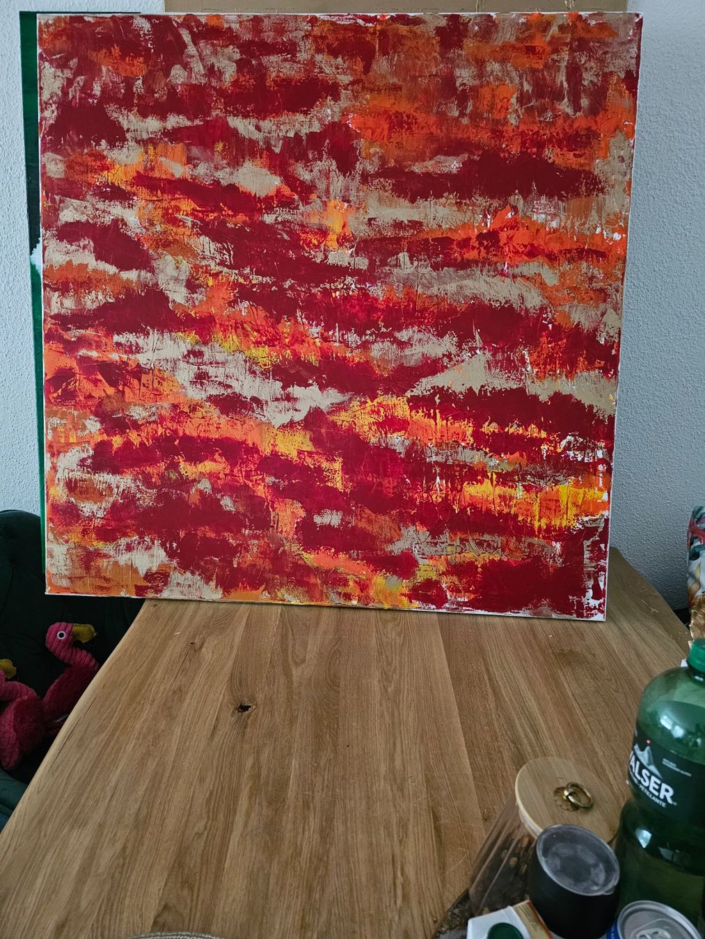 Dipinti: Acryl Bild 100x100 unikat – Nuovo (secondo la descrizione) da Kloten venduto da mar_5s2j 1