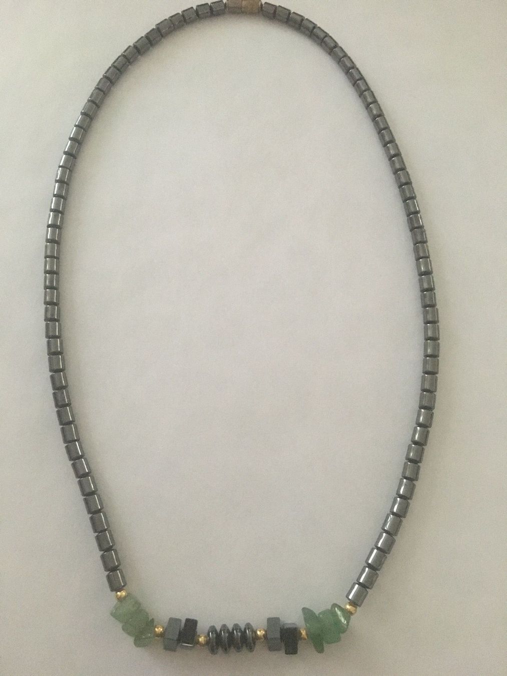 Catenine: Hämatit Edelstein Kette, echte Steine – Usato da Baden venduto da swiss-alps 1