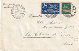 Bedarfsflugpost AdAA Basel - La Chaux-de-Fonds 1929