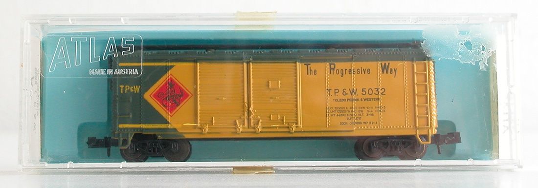 Modelleisenbahnen: Atlas US Box Car der T.P. & W. Spur N – Gebraucht aus Oberwil BL von Klang 5