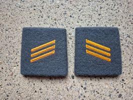 ** Gradabzeichen Patten Set Obergefreiter Militärpolizei ***
