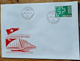 EXPO 64 - lettre spéciale illustrée par PEN