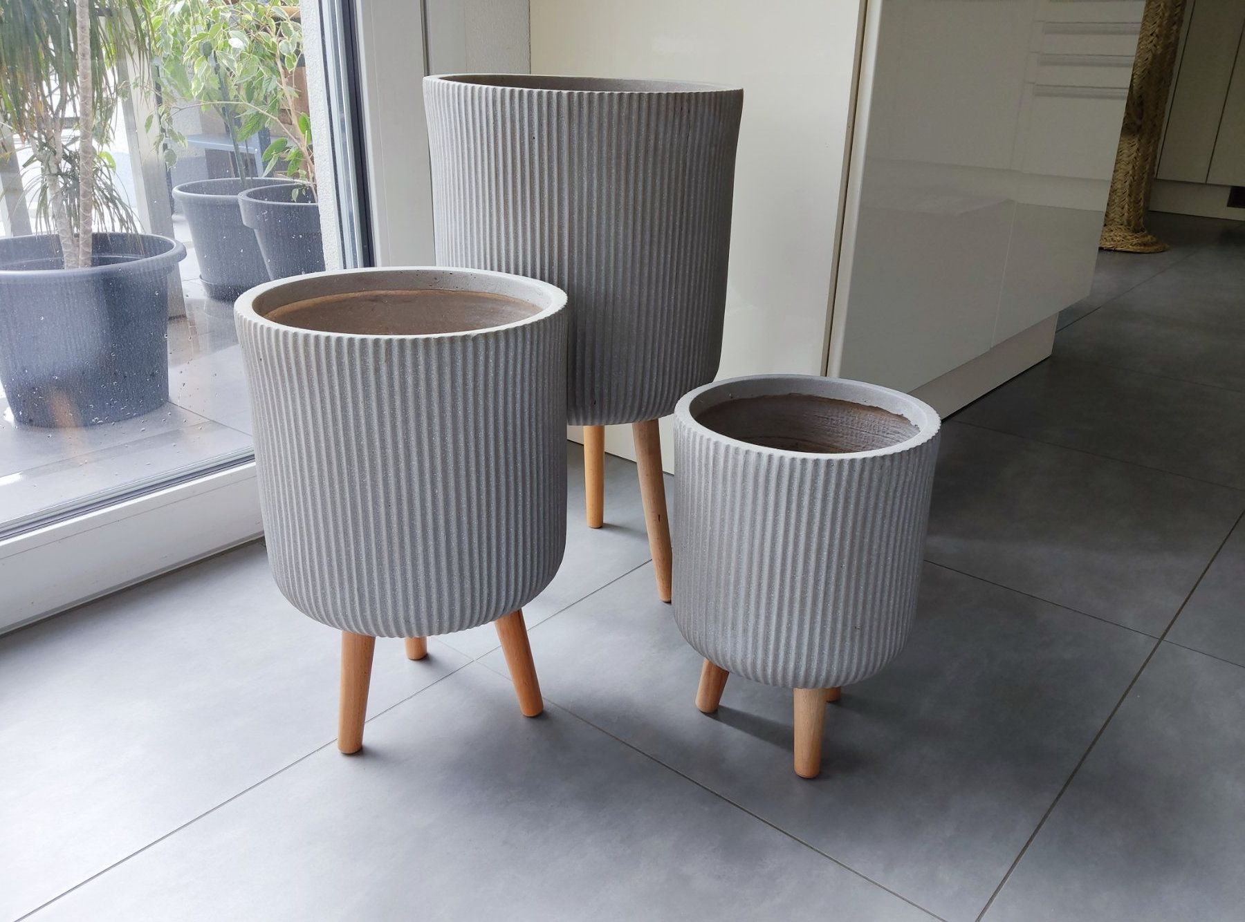 Vasi per fiori: 3 cache pots, jardinières – Usato da Vicques venduto da prairie0809
