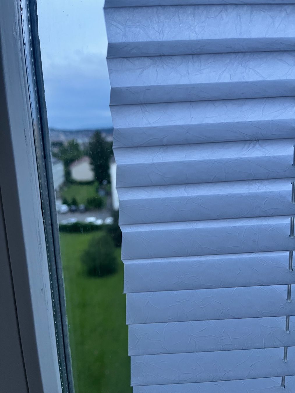 Micasa Tende: Plisee Basic Crush von Micasa, 45cm, weiss, halbtransparent – Usato da Zürich venduto da sum_995w 5