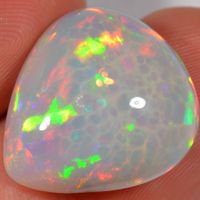 15.2 Karat - Schöner Äthiopischer Welo Opal mit Zellenmuster