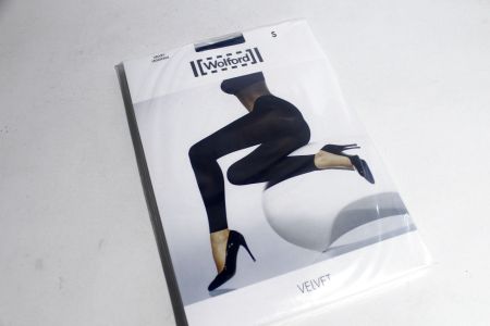 Velvet Leggings von WOLFORD, neu in OVP "blue ink"