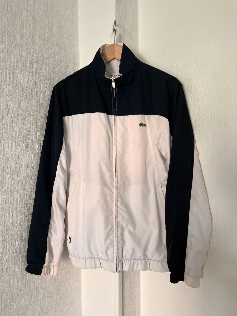 Lacoste Giacche: Lacoste  Track Jacket white navy size 2 – Usato da Lausanne venduto da Danash