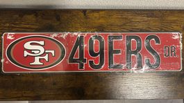 🏈 NFL San Francisco 49ers Dr. Schild (60x14cm) (Lizenziert)