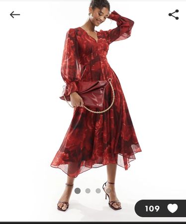 Festkleid rot, 38/40