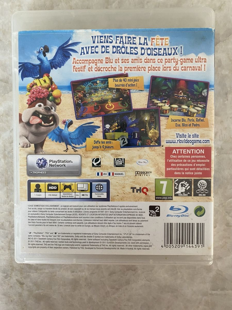 Spiele: Jeu PS3 Rio – Gebraucht aus Gland von Fanfan479 1