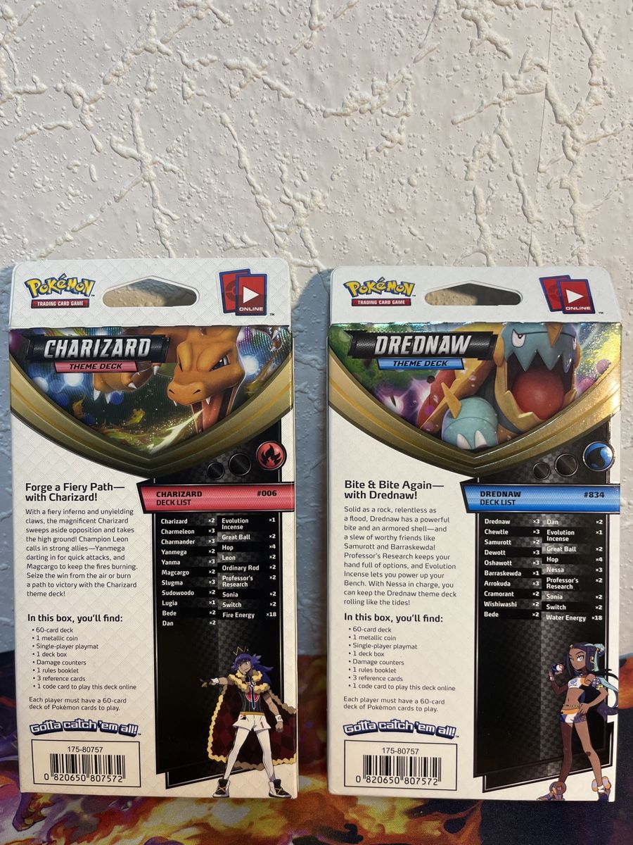 Giochi: Pokémon Charizard & Drednaw Themendecks – Nuovo e nell'imballaggio originale da Trübbach venduto da Mansur93 1