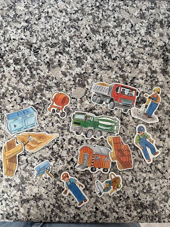 Alle Dekorationen: Baustellen Magnet – Gebraucht aus Cham von Neraida