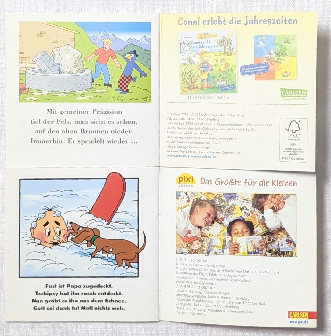 Fumetti: 2x Pixi Bücher - Globi & Papa Moll – Nuovo (secondo la descrizione) da Wängi venduto da ABIZONE-86 1