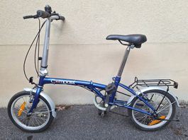 Faltbares Velo Compass 6-Gang Shimano blau gebraucht