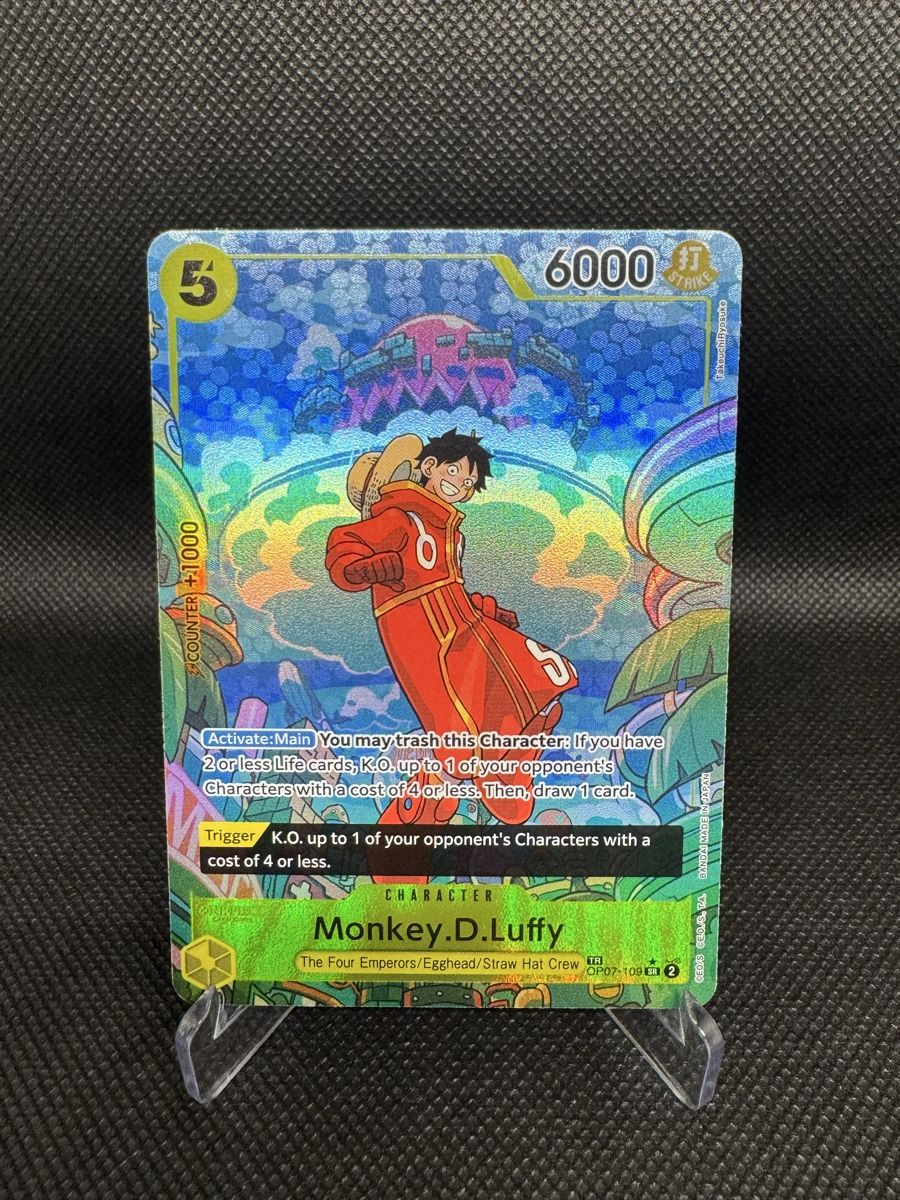 Bandai Carte collezionabili: Monkey.D.Luffy TR (OP07-109) – Nuovo (secondo la descrizione) da Langenthal venduto da LilPareTCG