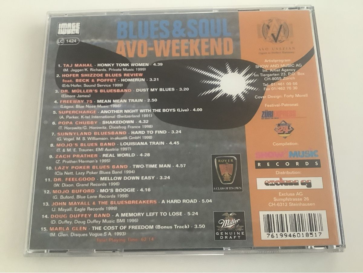 CD: Blues & Soul / AVO - Weekend – Usato da Dübendorf venduto da Shreck 1
