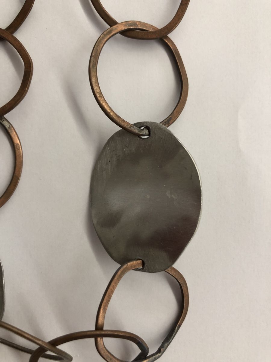 Catenine: Collana rame e acciaio, fatta a mano – Usato da Riva San Vitale venduto da bau64 2