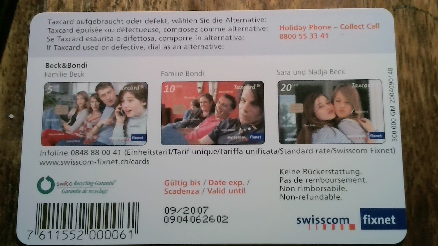 Swisscom Schede telefoniche: Carte tél Swisscom – Usato da Geneve venduto da lambo35 1