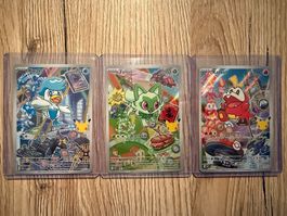 💥Pokemon First Partner - Serie 3 - 3x Karten Promo - 30th💥